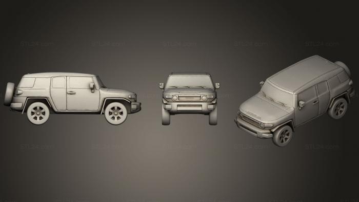 Автомобили и транспорт (Крейсер Fj, CARS_0161) 3D модель для ЧПУ станка